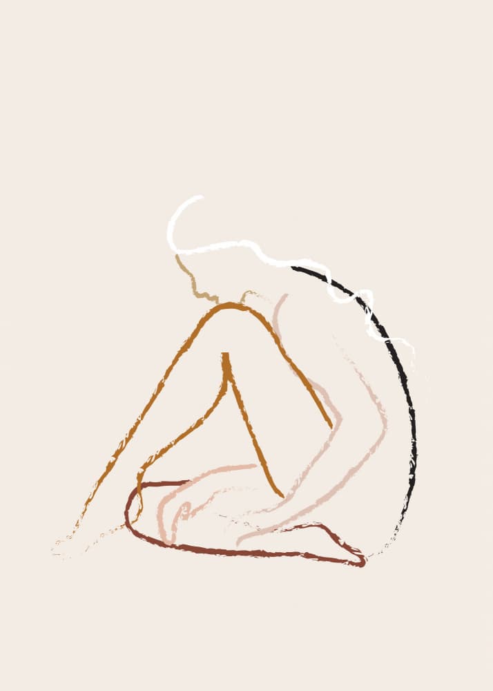 Seated Contemplation by City Art — canvas wall art