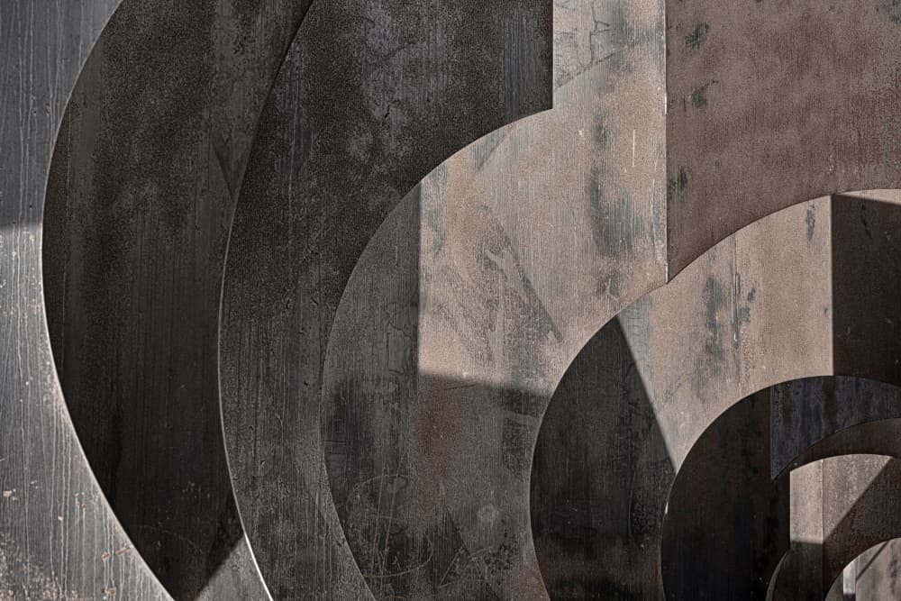 Abstract Metal Curves by Greetje van Son — canvas wall art