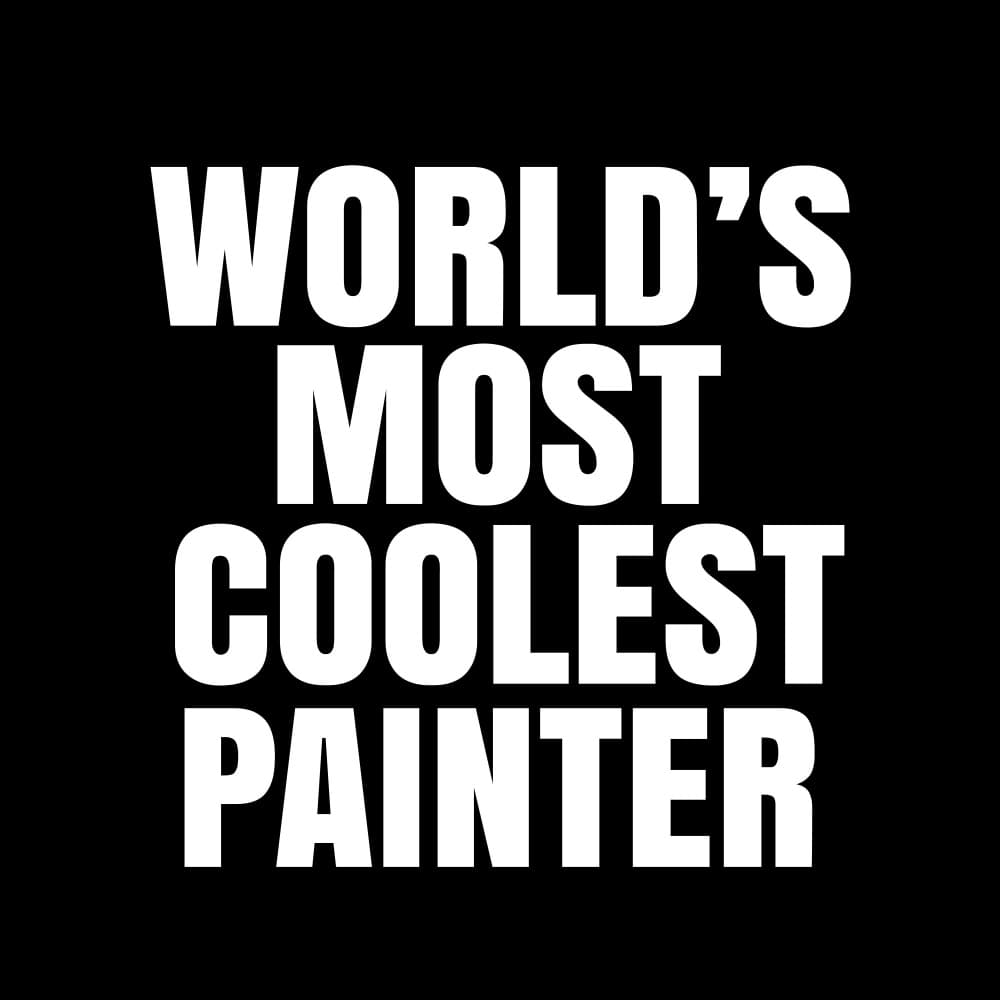 World's Coolest Painter by Happie Eagle — canvas wall art