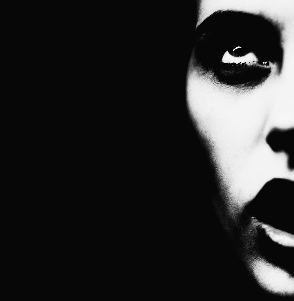 Intense Dark Gaze by Erkan Camlilar — canvas wall art