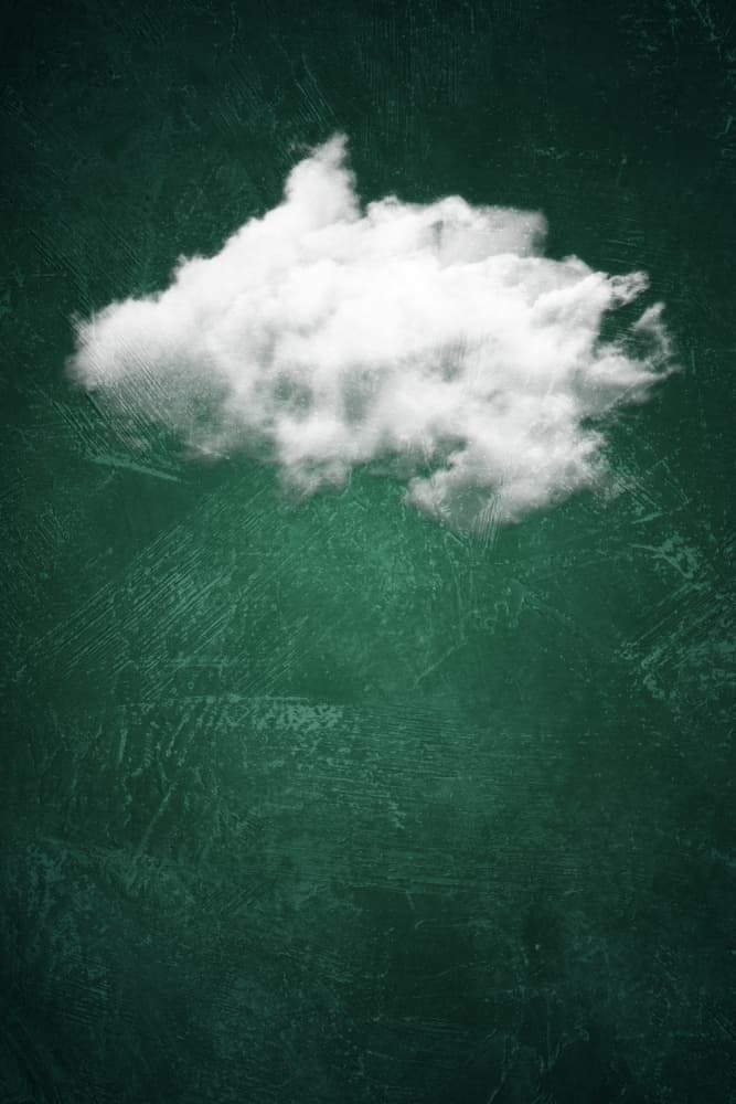 Dreamy Cloud Green Texture by Ema Paraschiv — canvas wall art
