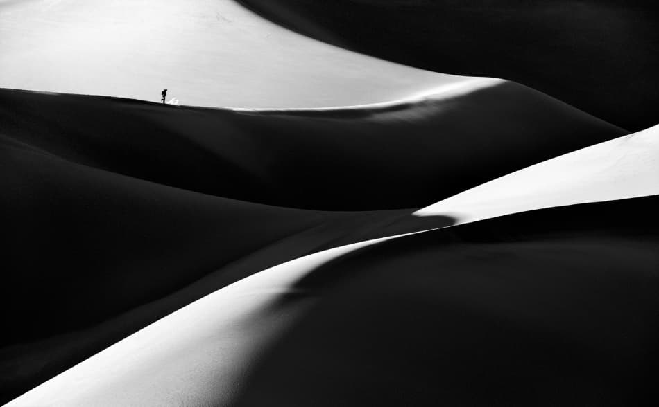 Desert Dune Silhouette by Izidor Gasperlin — canvas wall art
