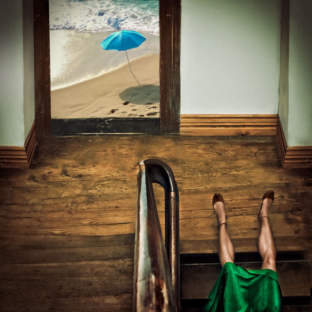 Legs Dreaming of Beach by ambra — canvas wall art