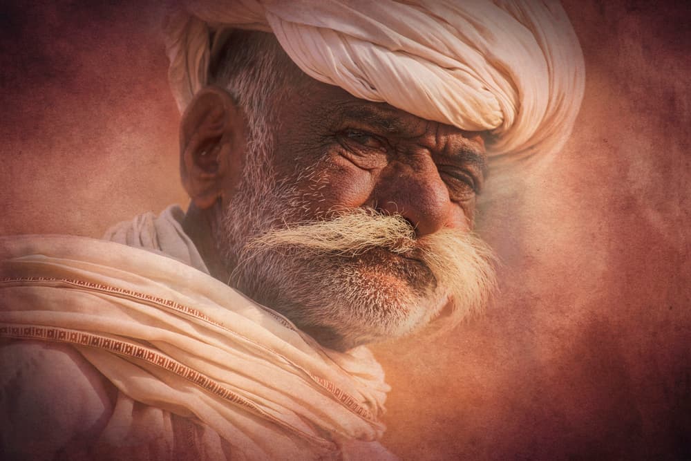 Wise Man with Turban by Svetlin Yosifov — canvas wall art