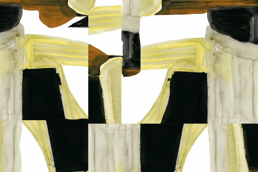 Abstract Color Blocks by cartissi — canvas wall art