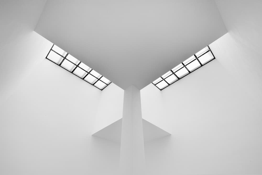 Minimalist Light Architecture by Jeroen van de Wiel — canvas wall art