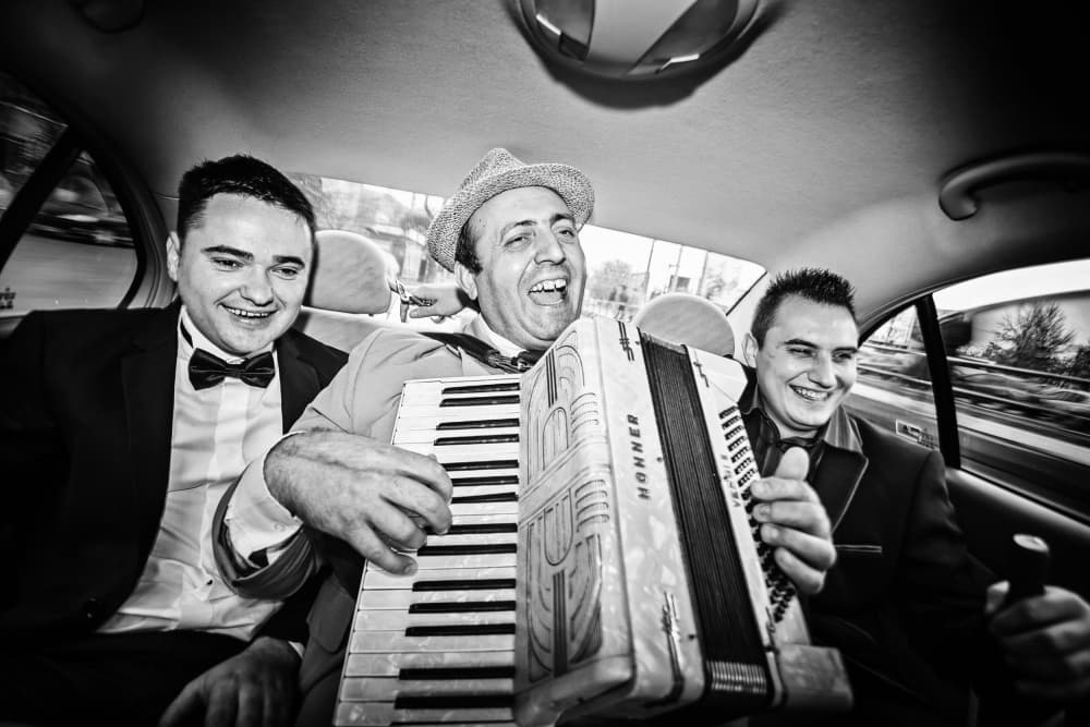Joyful Car Ride by Marius Tudor — canvas wall art