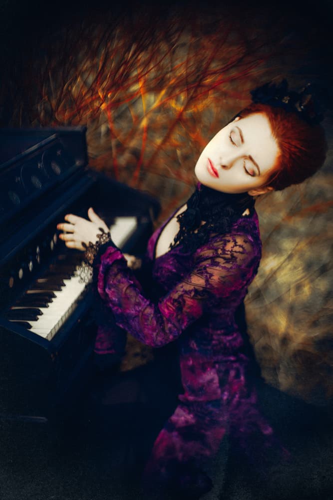 Emotional Piano Serenade by Ruslan Bolgov — canvas wall art