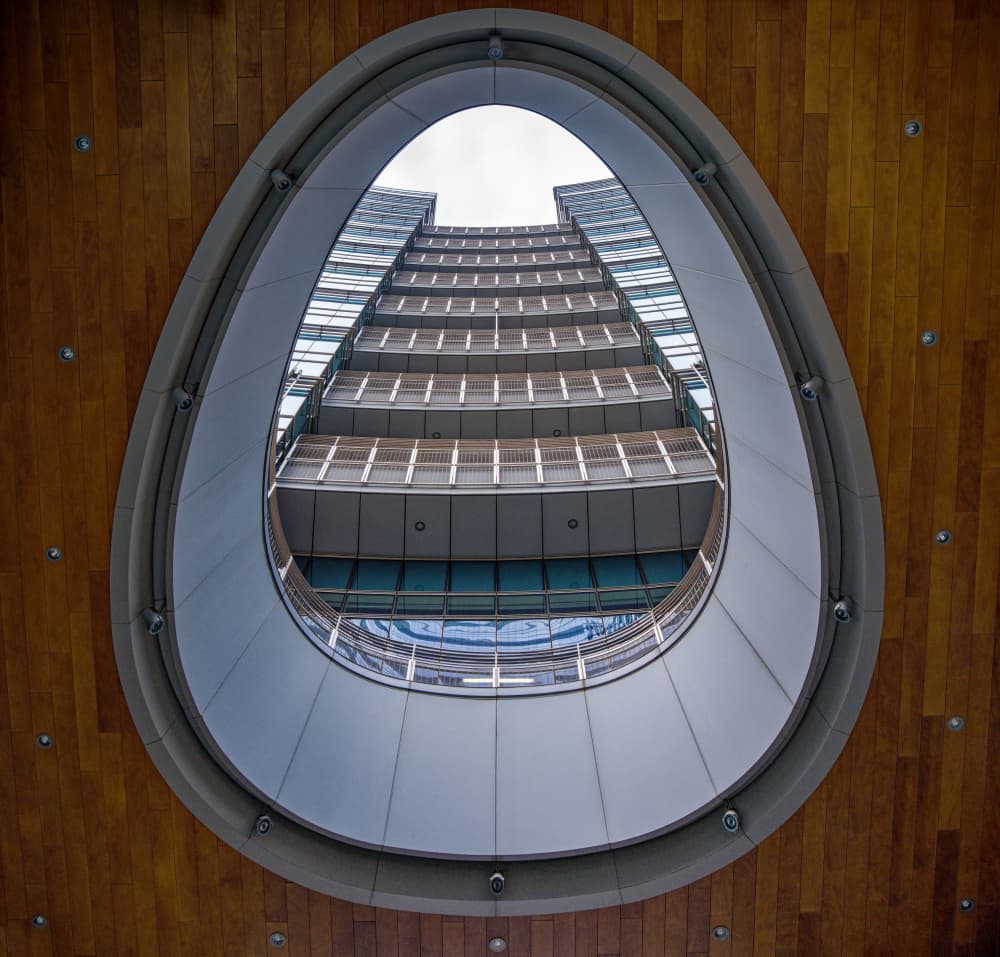 Modern Oval Architecture by carlo borgatelli — canvas wall art