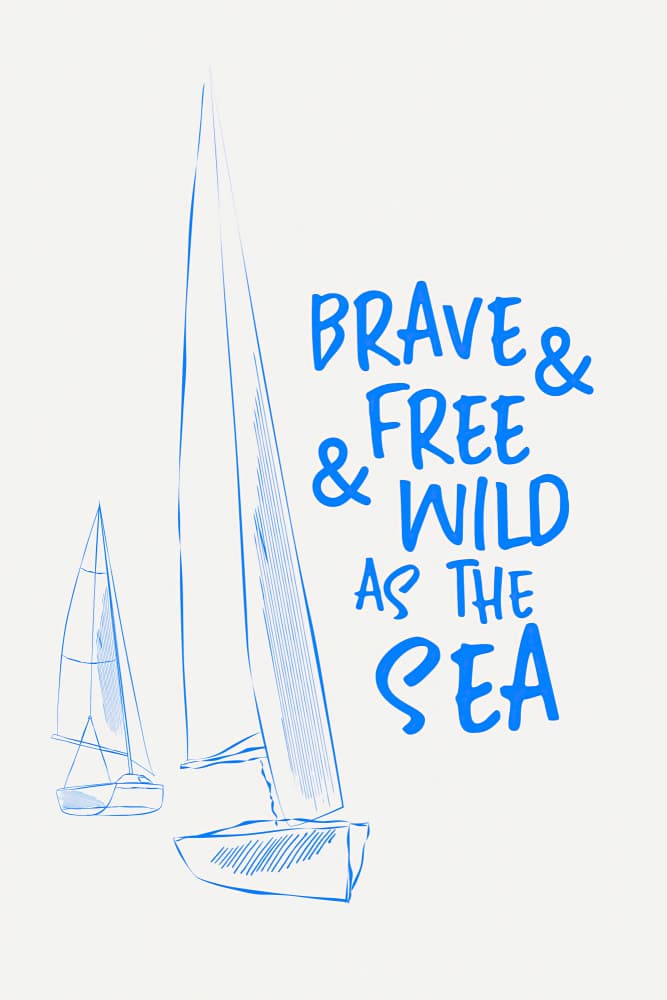 Braveandfree by Treechild — canvas wall art