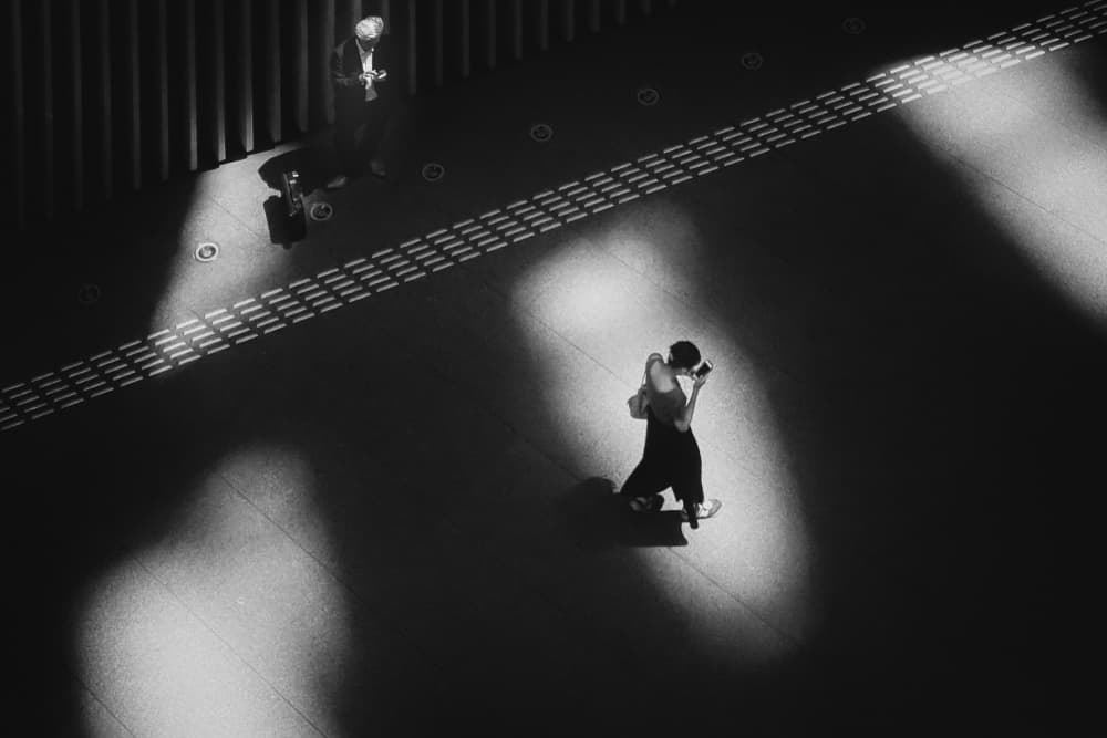 Urban Light Play by Haruyo Sakamoto — canvas wall art