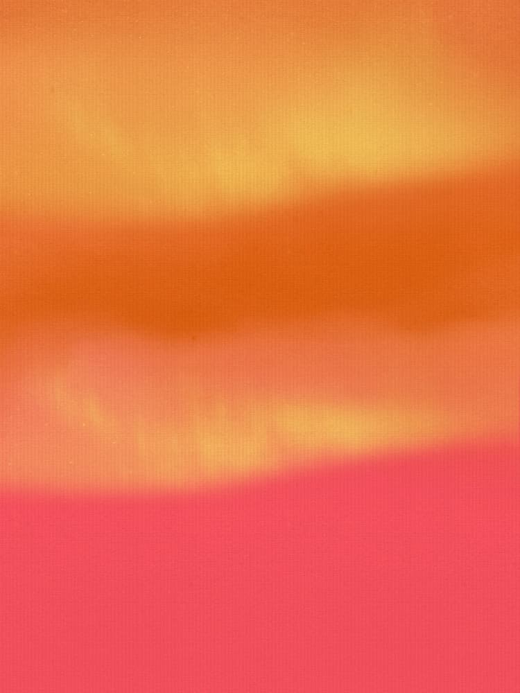Dreamy Coral Sunset by Dina Dankers — canvas wall art