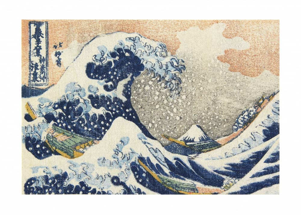 Under the Wave Off Kanagawa (1830 1833) by Katsushika Hokusai — canvas wall art