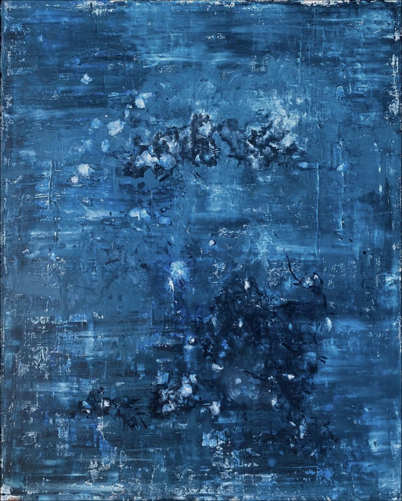 Ethereal Blue Depths by Gustaf Tidholm — canvas wall art
