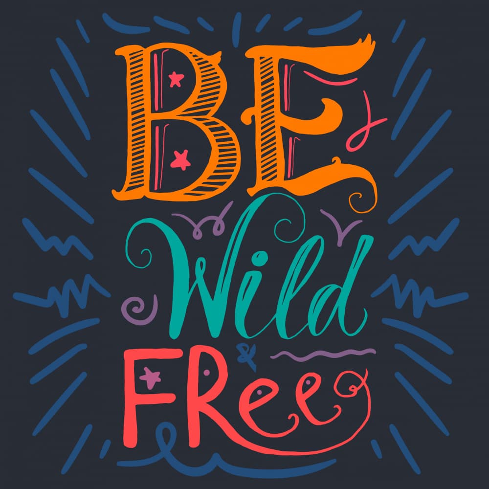 Be Wild Free by Marika Barsrsind — canvas wall art