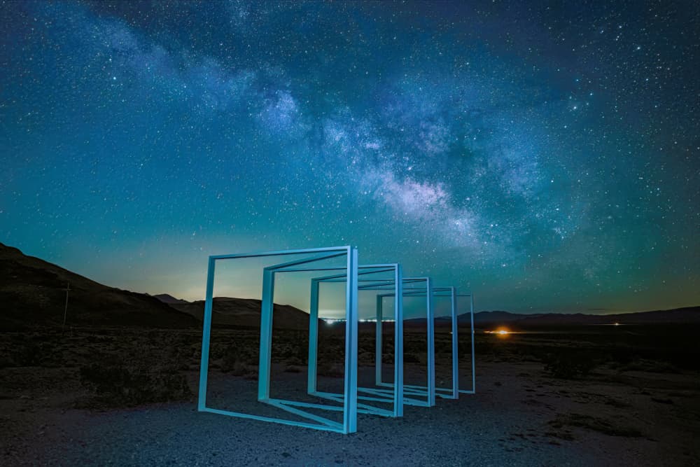 Celestial Frames Night by Chuan Chen APA — canvas wall art