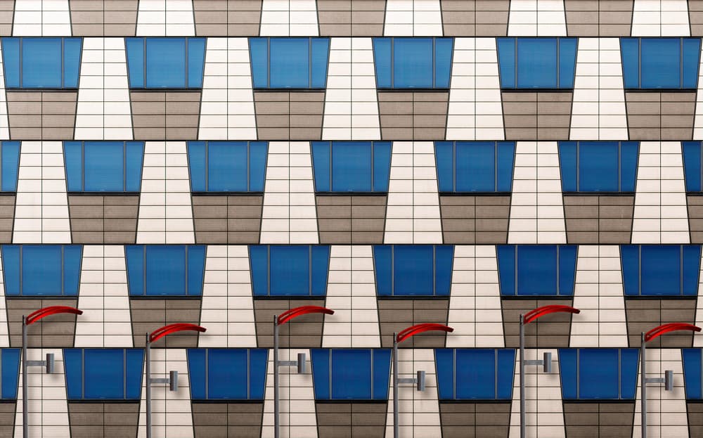 Modern Facade Pattern by Tomasz Buczkowski ( Tomush ) — canvas wall art