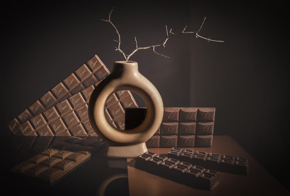 Dark Chocolate Still Life by Evgeniy Popov — canvas wall art