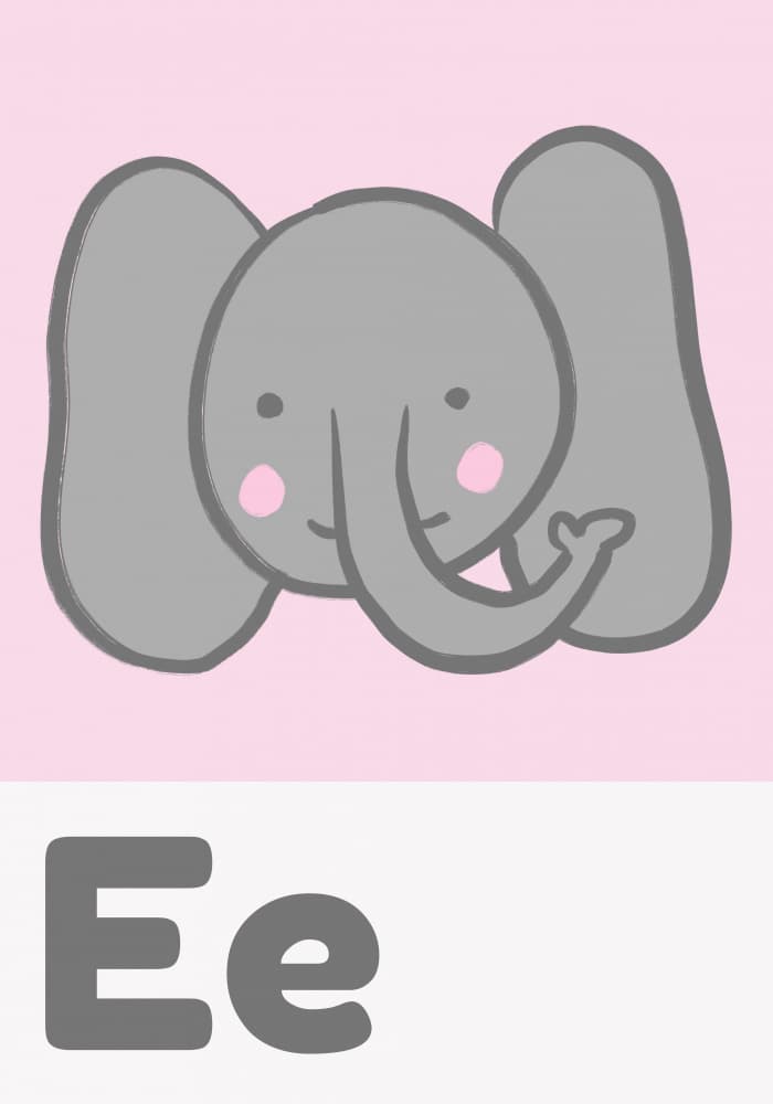 Cute Elephant by Athene Fritsch — canvas wall art