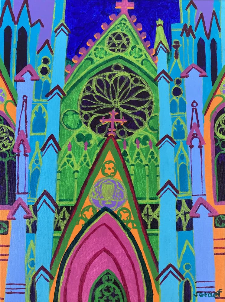 St Patricks by Sue Graef — canvas wall art