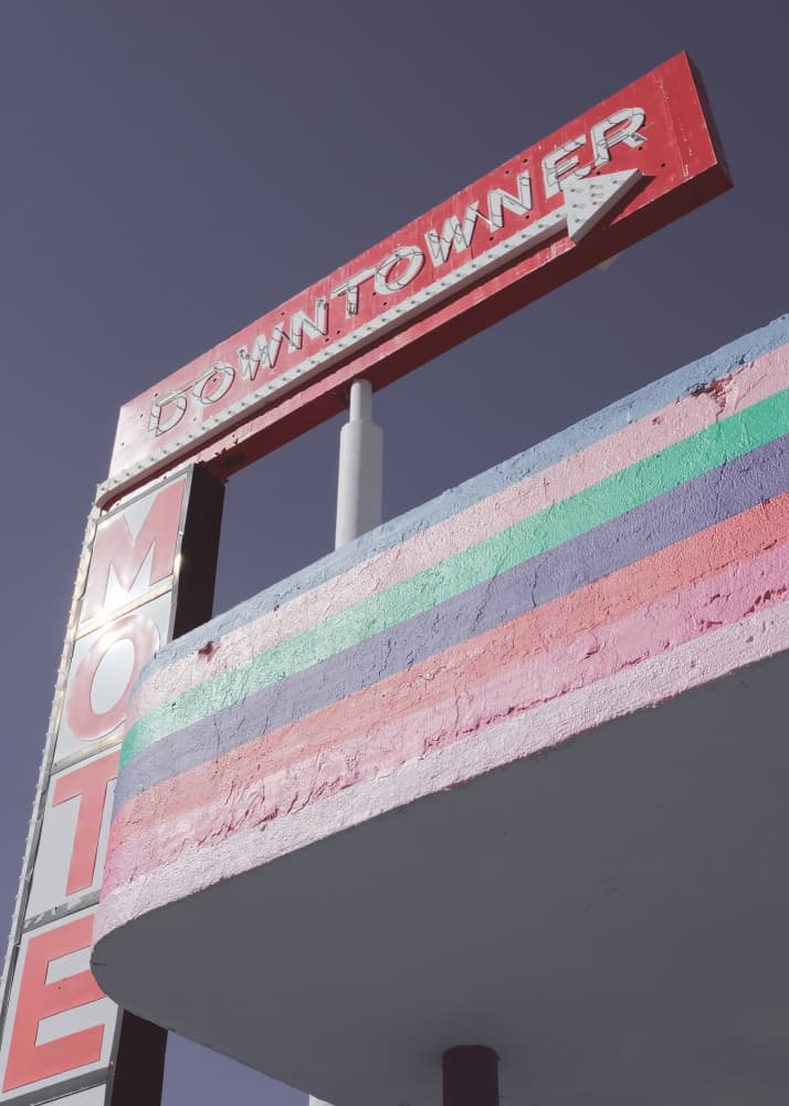 Retro Motel Colors by Pictufy Studio III — canvas wall art
