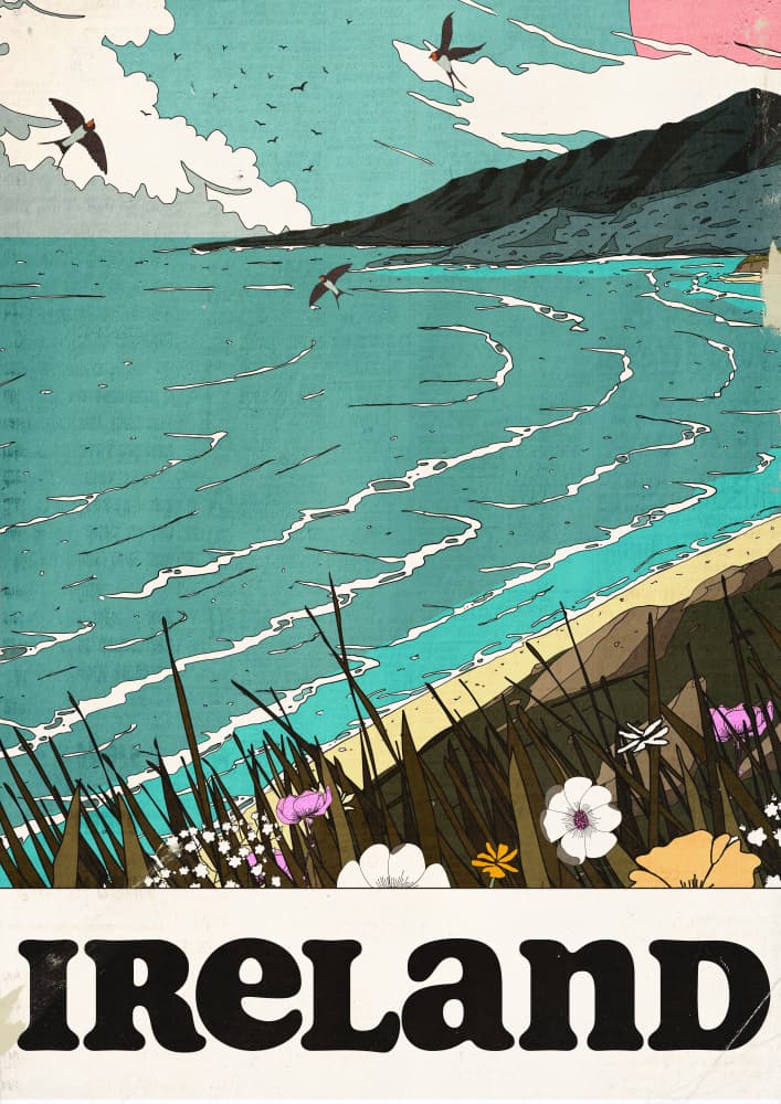 Wild Irish Coast by Nicholas — canvas wall art