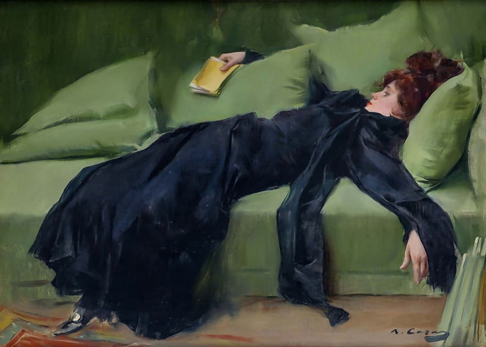 Jove Decadent by Ramon Casas — canvas wall art