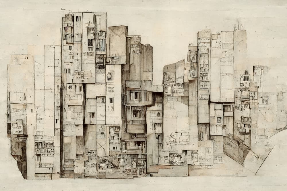 Urban Complexity by Treechild — canvas wall art