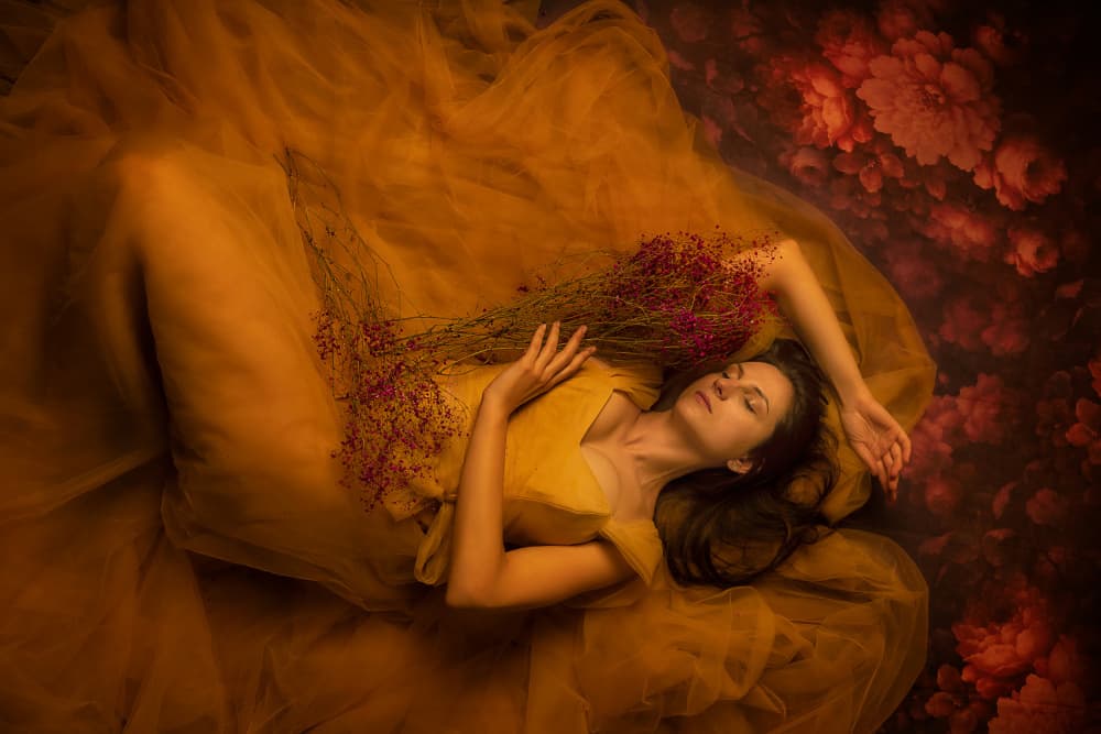Quiet Floral Dream by Amnon Eichelberg — canvas wall art