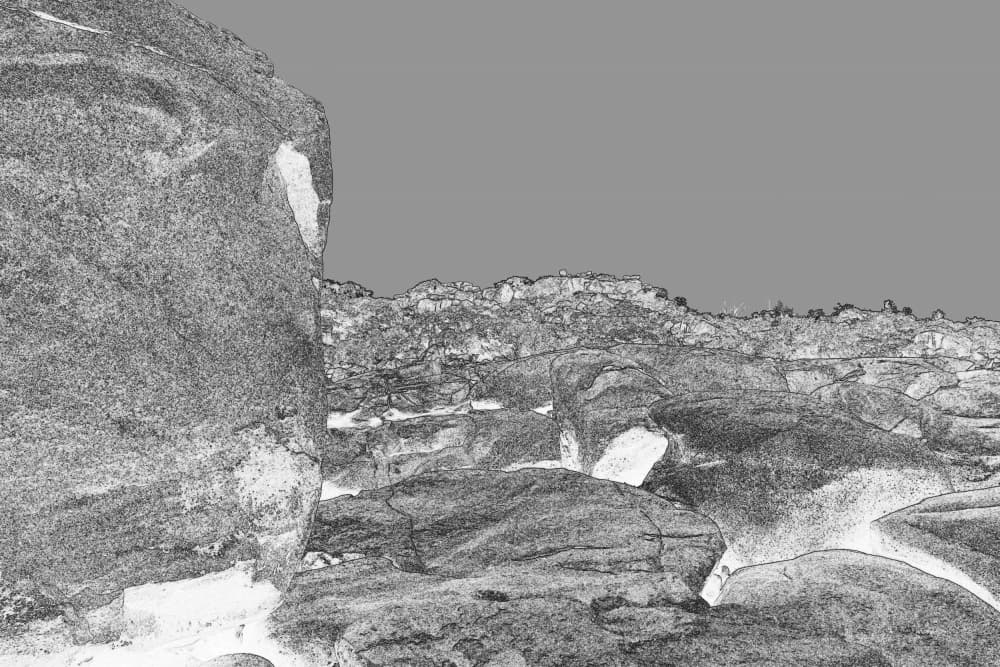 Rugged Rock Formations by Santhosh ch — canvas wall art