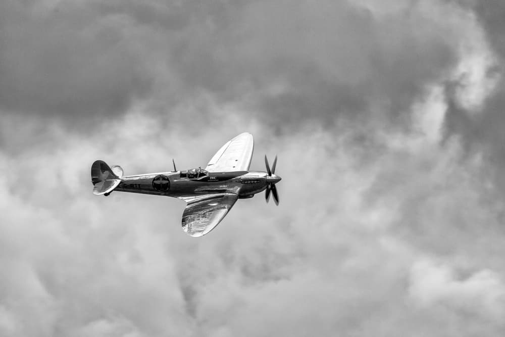 Classic Warbird Flight by Leif Løndal — canvas wall art