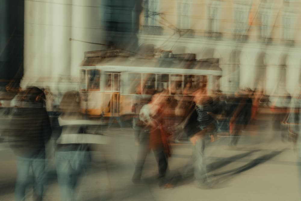 Urban Motion Blur by Vitor Martins — canvas wall art