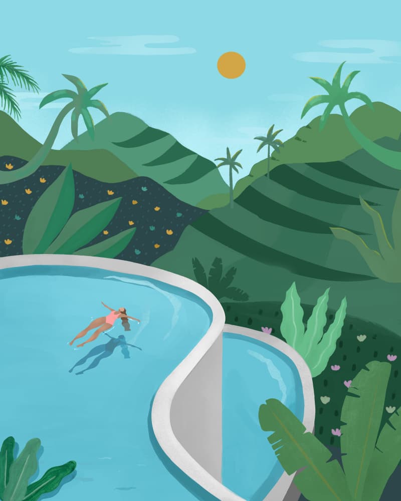 Bali by Petra Lizde — canvas wall art
