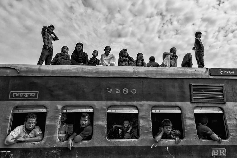 Train Journey by Haitham AL Farsi — canvas wall art