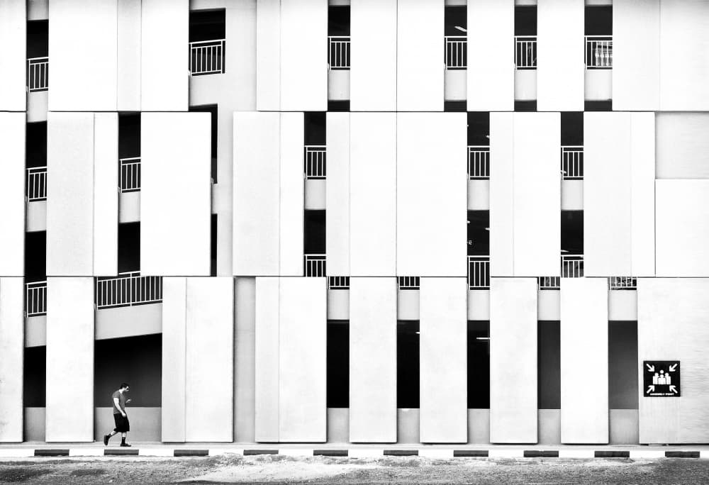 Modern Urban Geometry by Izidor Gasperlin — canvas wall art