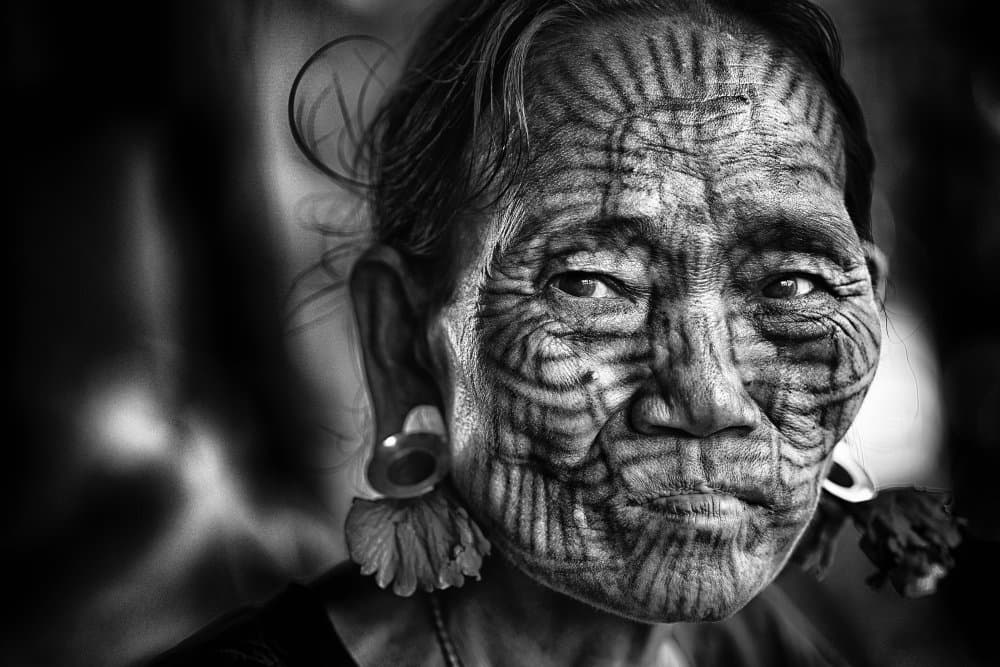 Serene Tribal Elder by Sergio Pandolfini — canvas wall art