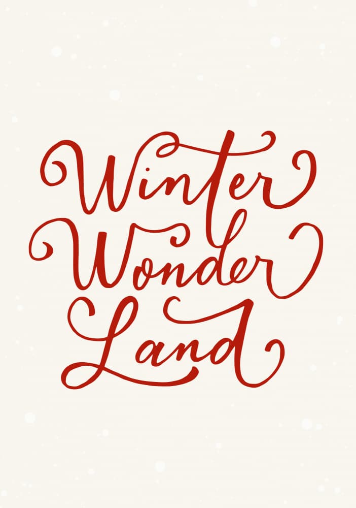 Festive Winter Wonderland by Rio Soléy — canvas wall art