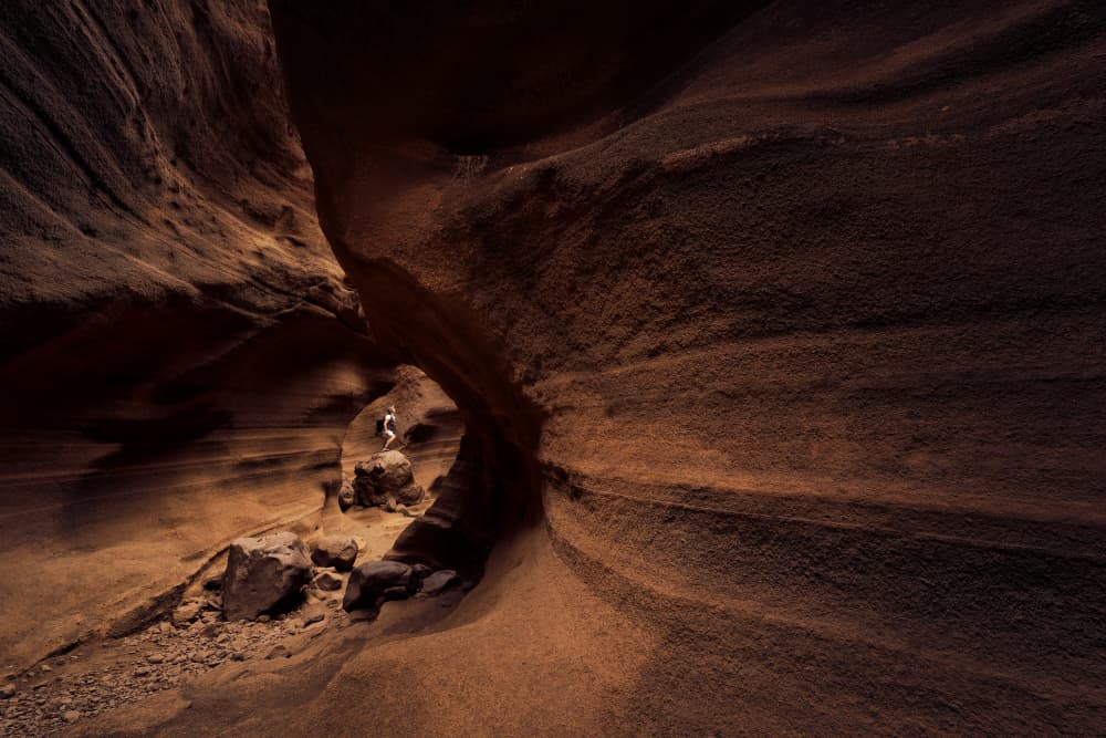 Deep Canyon Exploration by Jesus Concepcion Alvarado — canvas wall art