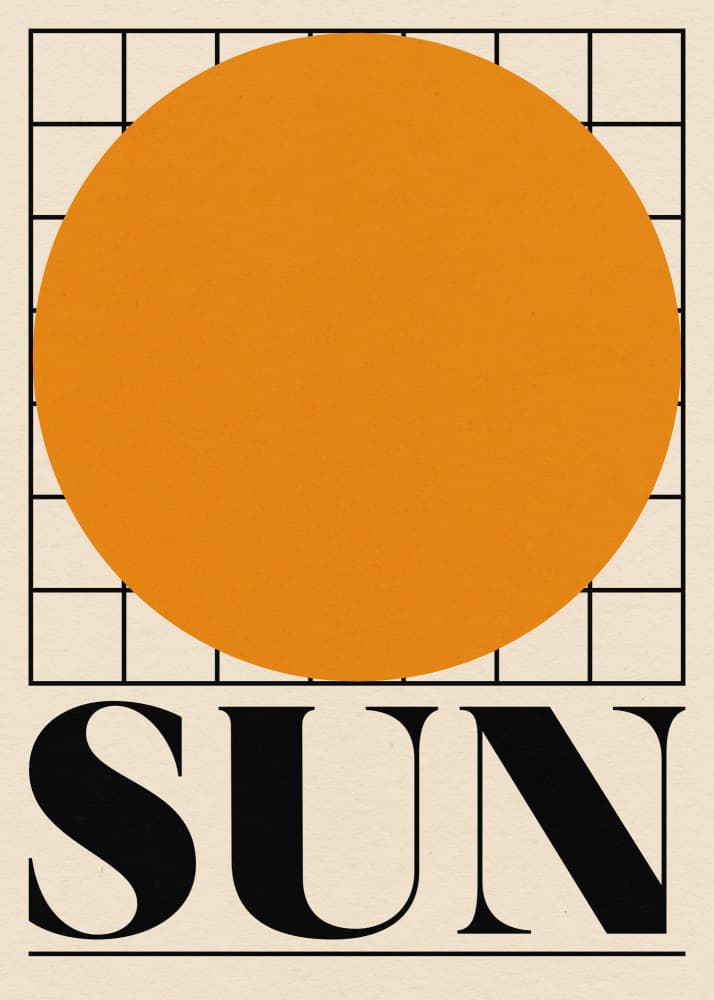 Sun by Rosi Feist — canvas wall art