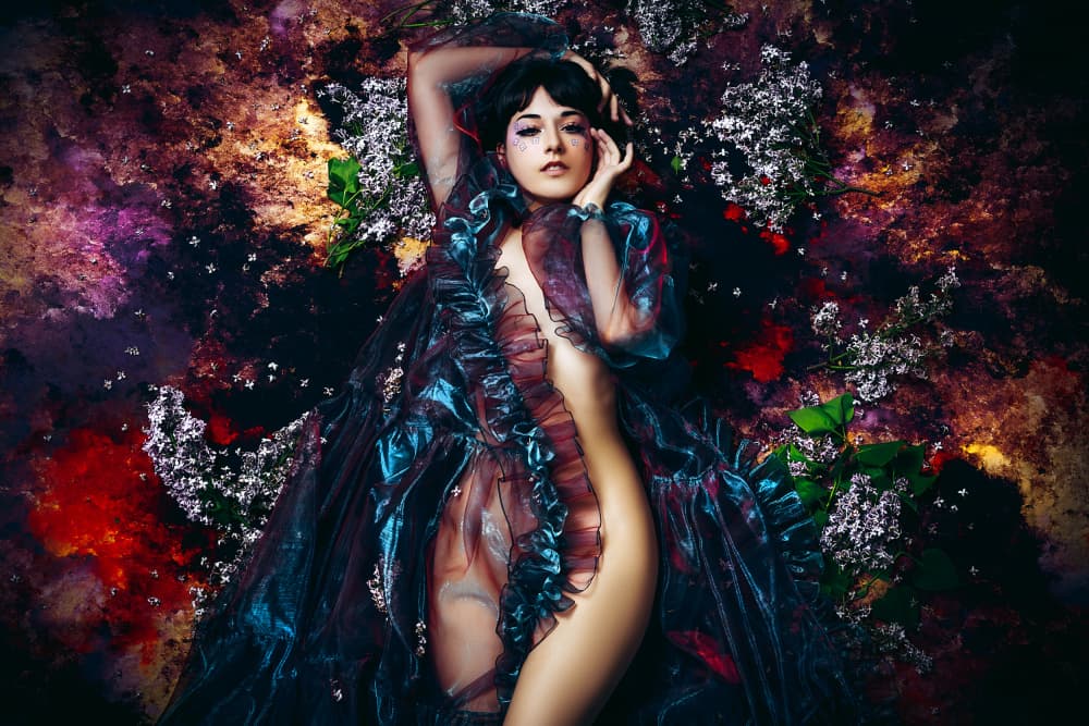Ethereal Floral Dreamer by Ruslan Bolgov — canvas wall art