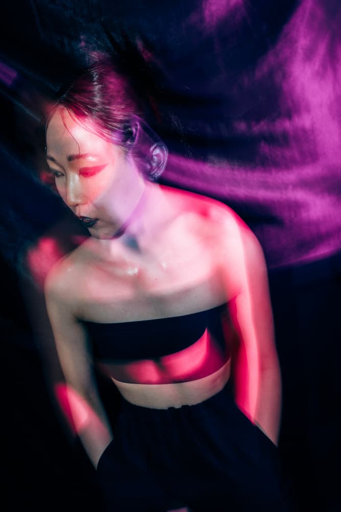 Vibrant Motion Portrait by h112o1 — canvas wall art