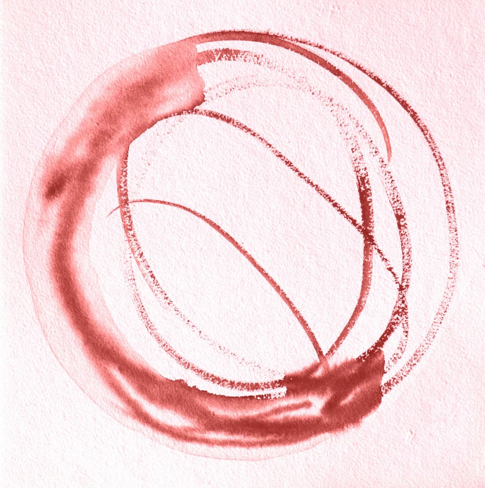Abstract Watercolor Circle by Santhosh ch — canvas wall art