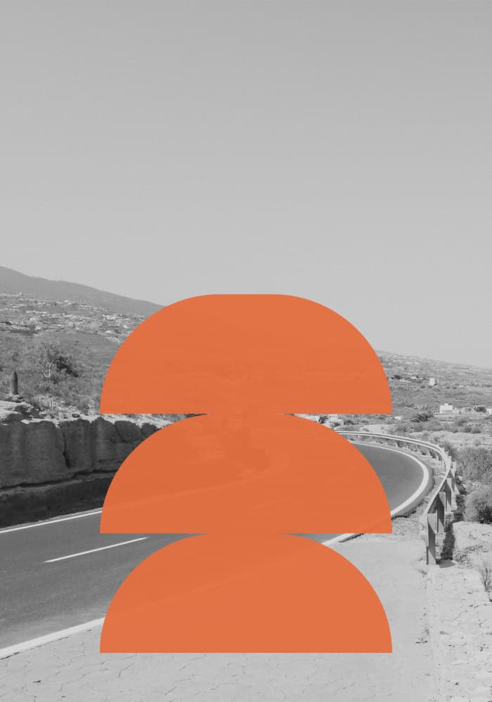 Orange Horizons by Athene Fritsch — canvas wall art