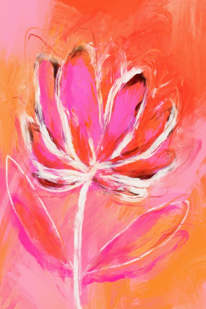 Petal Flames by Treechild — canvas wall art