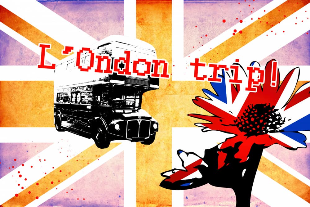 Iconic London Trip by Rafal Kulik — canvas wall art