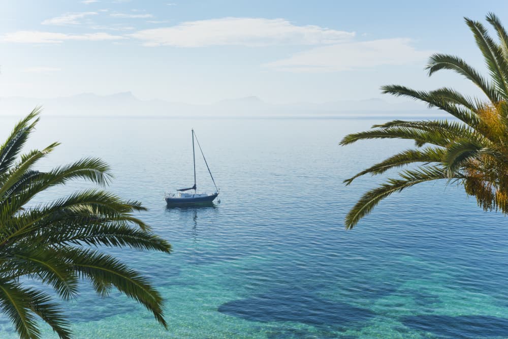 Turquise Paradise by Stefan Hefele — canvas wall art