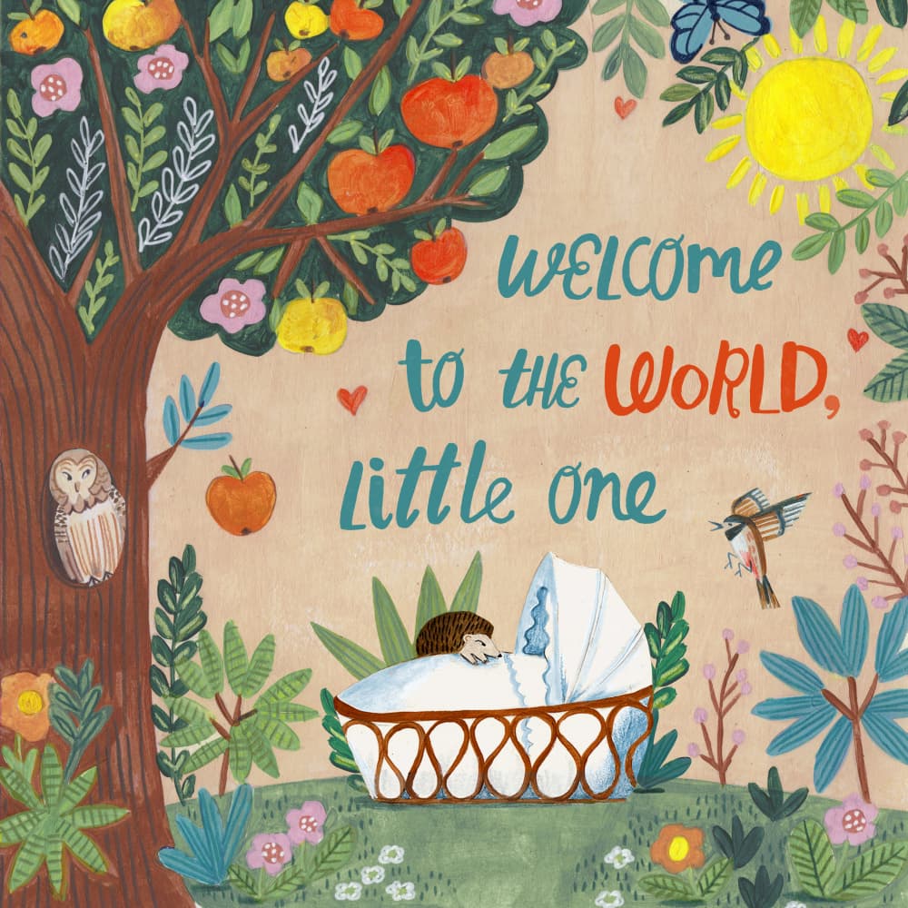Welcome to the World by Caroline Bonne Müller — canvas wall art