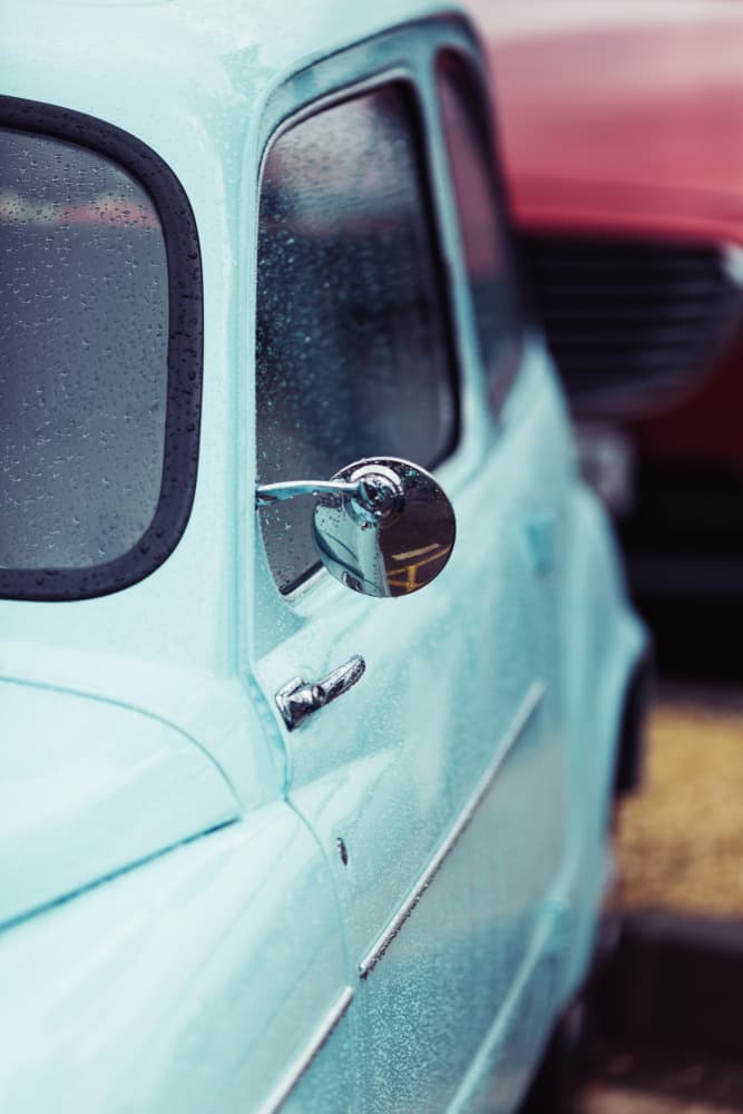 Wet Classic Car by Javier Pardina — canvas wall art