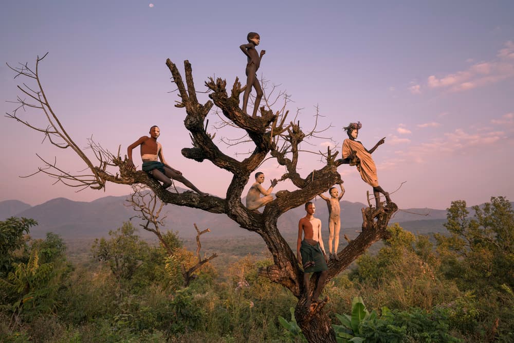 Ancient Tree People by Sarawut Intarob — canvas wall art