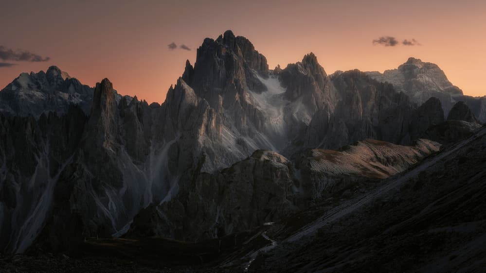 Grand Mountain Landscape by Thomas de Franzoni — canvas wall art